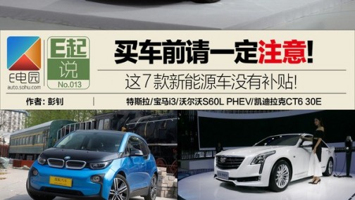 一家欢喜几家愁！这7款车型无法获得地方补贴