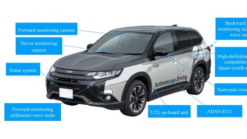 三菱电机在日本高速公路上测试xAUTO自动驾驶车辆