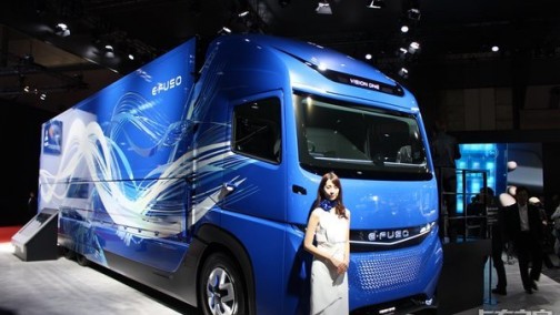 东京车展上的日系卡车 新能源和智能化！