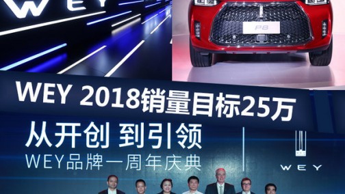 魏建军：WEY 4S店将增400% 2018销量目标25万