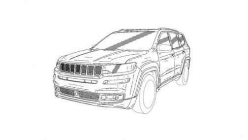 2018年国产 曝Jeep全新7座SUV测试谍照
