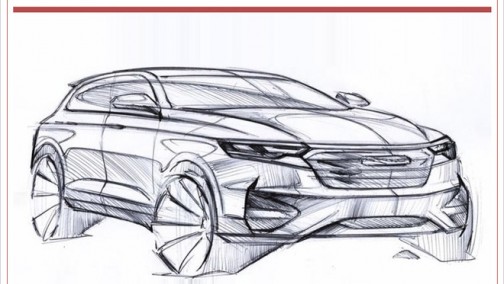 众泰全新SUV预告图 配LED大灯/悬浮式车顶