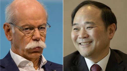 李书福与蔡澈车展无计划见面，戴姆勒辟谣入股沃尔沃