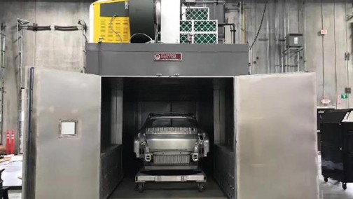 向量产又近一步 FF 91首台白车身诞生