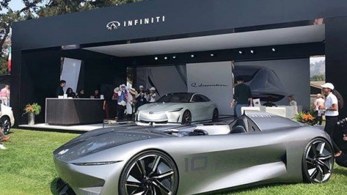 2018圆石滩车展：英菲尼迪Prototype 10亮相 坚决走电动化