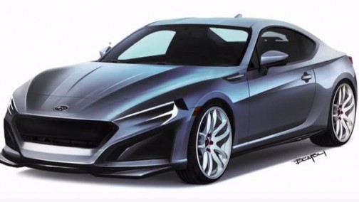 外观凶悍至极 斯巴鲁第二代BRZ假想图曝光