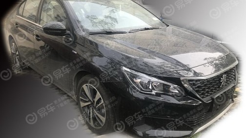 换了电子挡把马上高级了 新款标致408谍照曝光