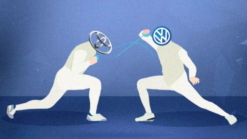 电动化战火爆燃，丰田主动迎战大众