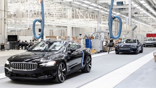 实拍Polestar 1混动轿跑 下半年量产出口