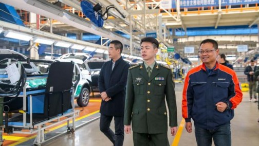 &quot;入伍&quot;在即，吉利博瑞千辆军车在宁波春晓基地正式发车