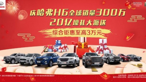 最高钜惠2万元 买全新哈弗H6铂金版不后悔