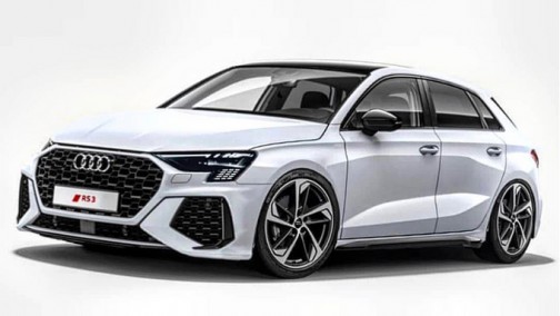 奥迪全新RS3曝光！动力提升/外观更具攻击性