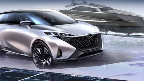 引用游艇理念 海马7X设计草图曝光