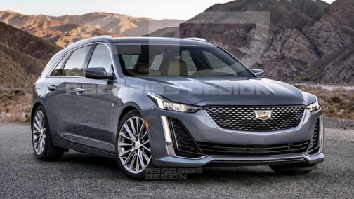 凯迪拉克CT5旅行版图片曝光 沃尔沃V60对手来了