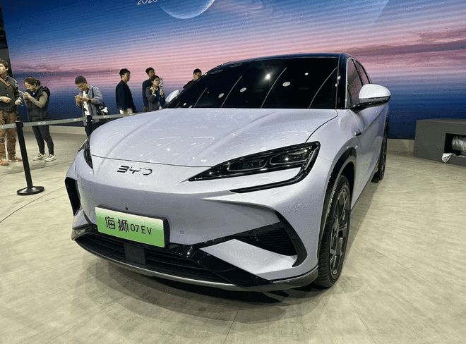 预计售20-26万 比亚迪海狮07 EV将于明年初上市